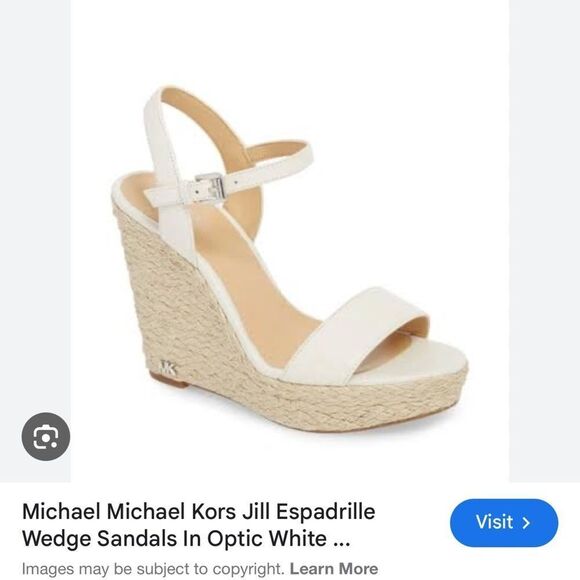 MICHAEL Michael Kors Jill Espadrille Wedge Sandals - Picture 2 of 5